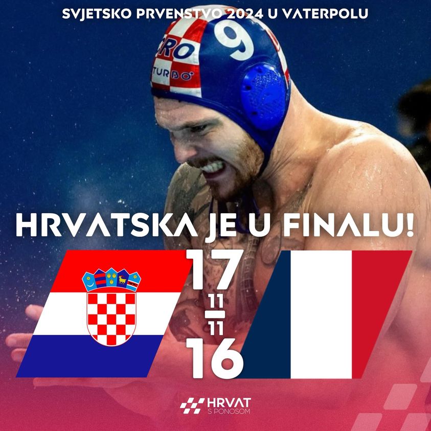 Hrvatska vaterpolska reprezentacija je u finalu Svjetskog prvenstva!