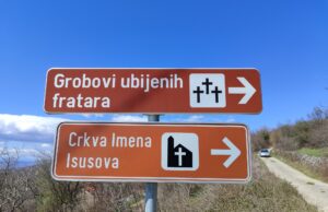 Gornji Gradac: Put križa od crkve do grobova pobijenih fratara
