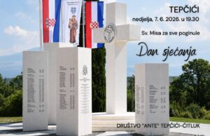 Ploče-Tepčići: “DAN SJEĆANJA” na sve poginule, stradale i nestale župljane