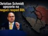 Christian Schmidt upozorio na mogući raspad BiH
