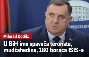 U BiH ima spavača terorista, mudžahedina, 180 boraca ISIS-a