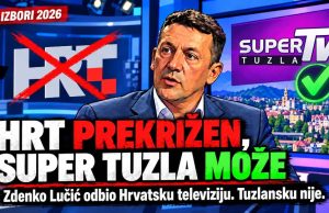 Tetak odbio Hrvatsku televiziju. Tuzlansku nije. Poziva građane Kantona da glasaju za njega…