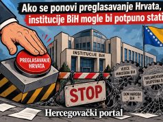 Ako se ponovi preglasavanje Hrvata, institucije BiH mogle bi potpuno stati!